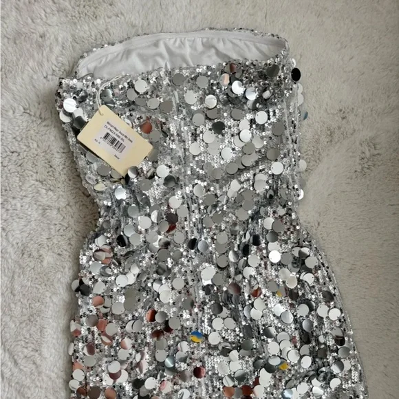 Peppermayo silver mini dress - Picture 4 of 4